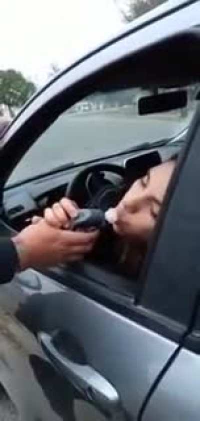 HMC while I blow in the breathalyzer.