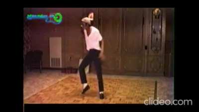 michael jackson practicing "moon circle"