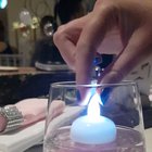 Found a magic candle, at my cousins wedding.
