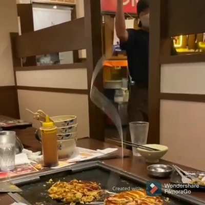 You want some more sauce?