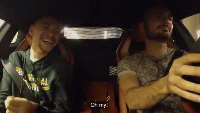 Riding in the Lambo