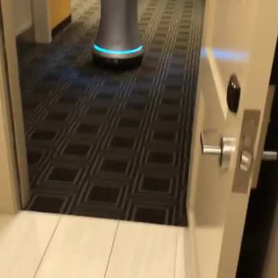 I got a call in my hotel room saying “your robot is here with your delivery” ??