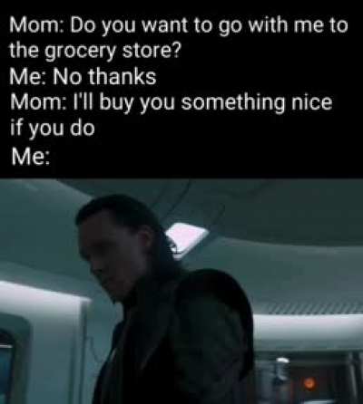 You will?