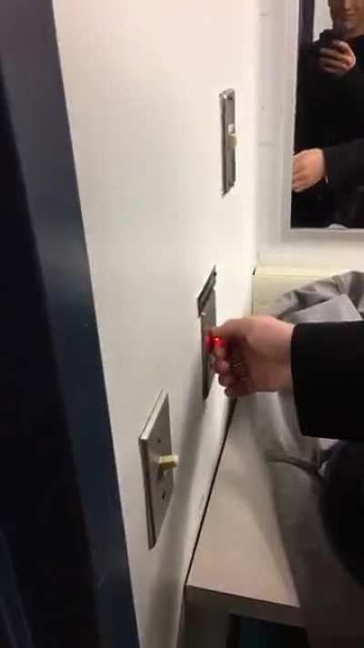 From my junior year of high school. Back in drama, We found out the light switch in the men’s dressing room also controlled the lights in the women’s dressing room