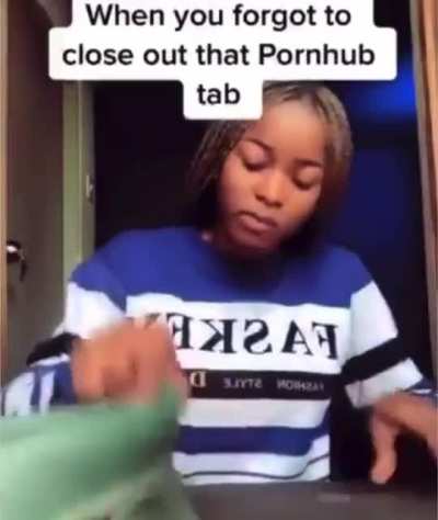 In tears ??