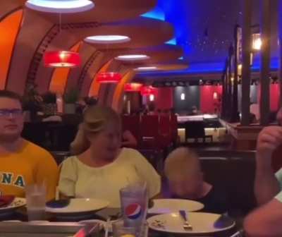 He wanted the sushi so bad