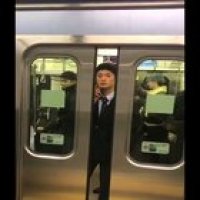 "Anyone saw his lip on the platform?"