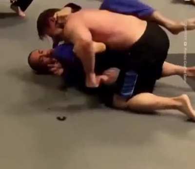"Tough guy" tried challenging BJJ gym