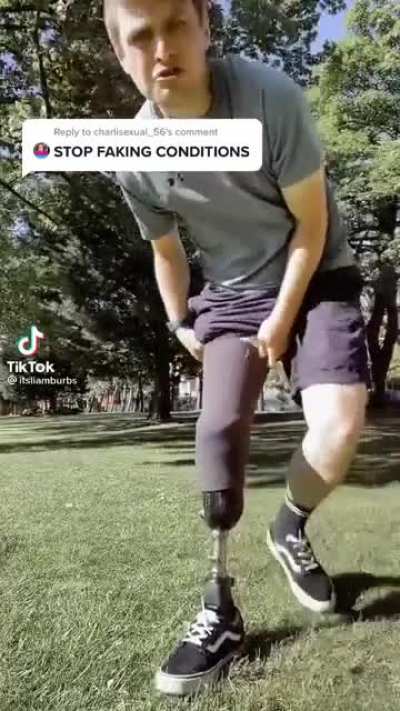 I’m pretty sure he isn’t faking it