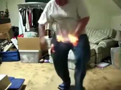 lighting yourself on fire prize
