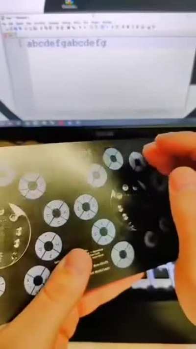 Super fast typing with chorded keyboard.