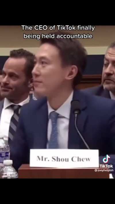 TikTok CEO being held accountable???You facking KNEEW!!!