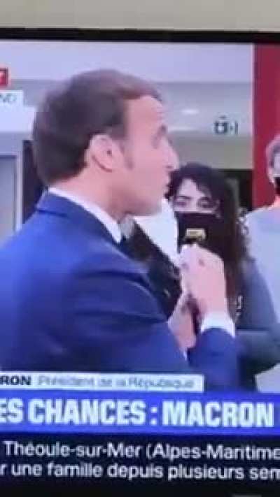 Here, the President of France