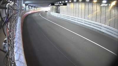 The reaction speed of Formula Drivers is like no others, he avoided a serious accident