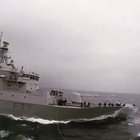 This ship on the high seas!