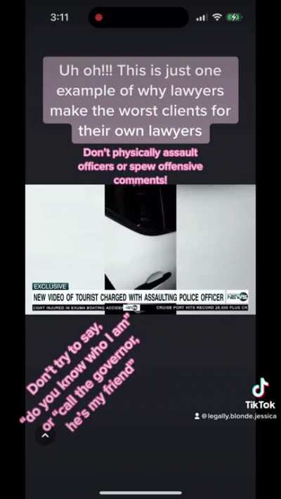 TikTok Dancing Lawyer, Rachreese arrested … video seems really hard to find! Getting taken down faster than going up!