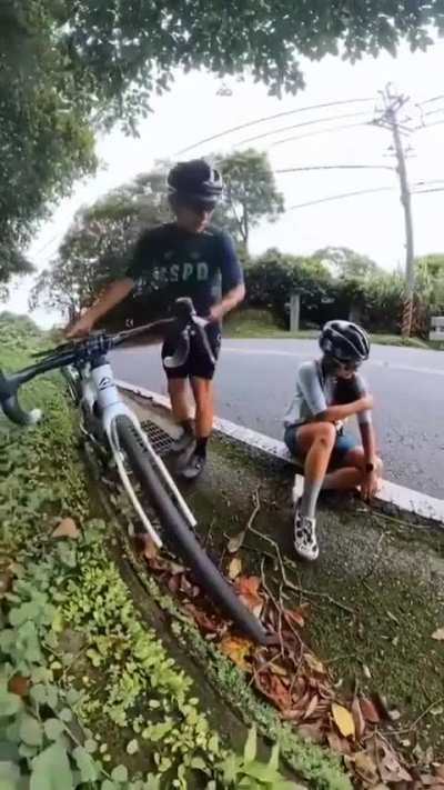 Scary close call