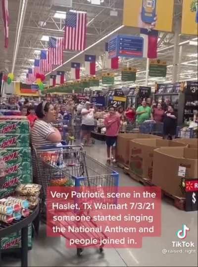 Star Spangled Banner in Walmart ?