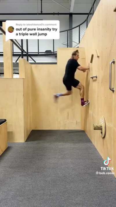 I am convinced he is flying.