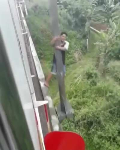 "Careful bro. Mind your lives."