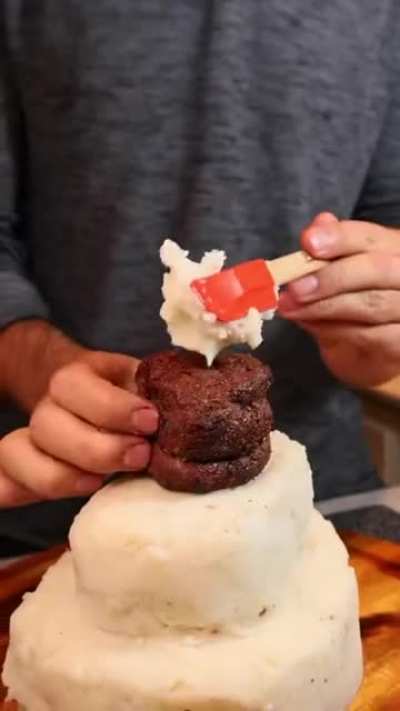 Consider a steak cake for your next special occasion.