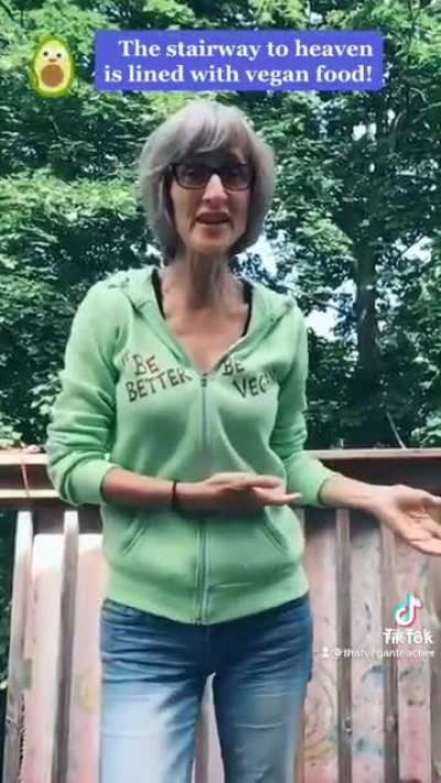 Vegan teacher trying to force veganism into Christianity.