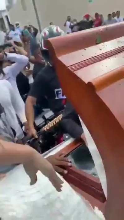 Twerking on a casket