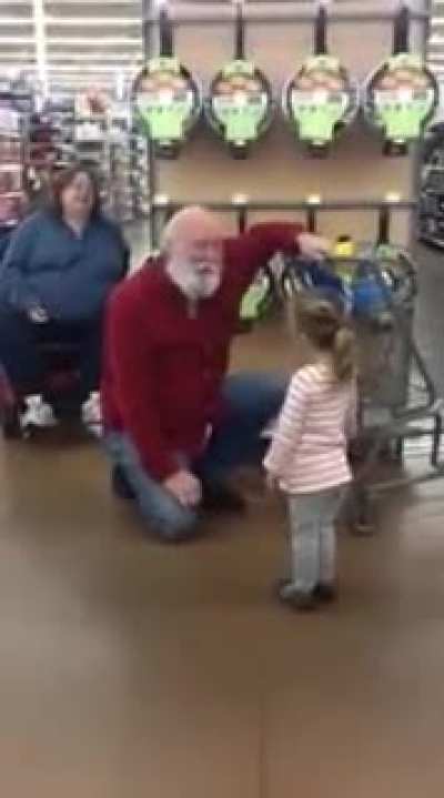 You don't grow a white beard without the readiness to jump into Santa mode if needed.