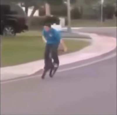 Who pedals like that?