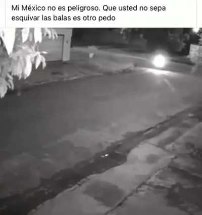 This guy belongs in the Matrix. Stop drop and roll