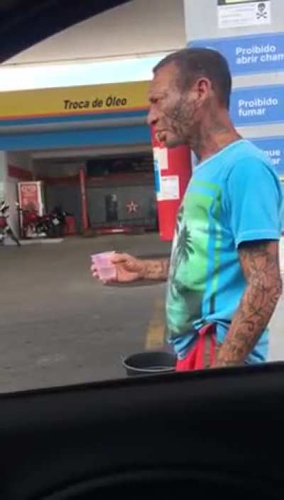 Drinking some fuel