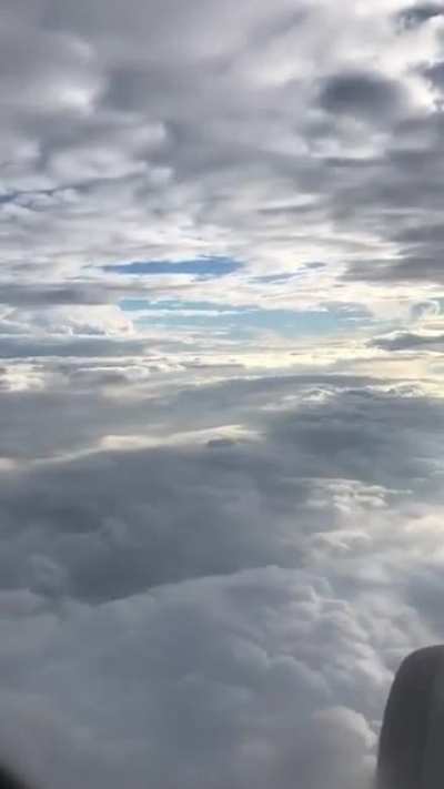 ? Incredible view from the airplane window