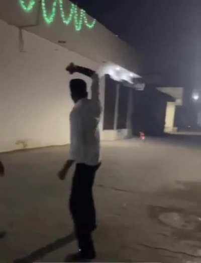 That firework wanted revenge.