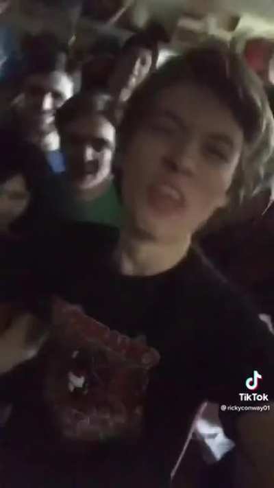 With the boys
