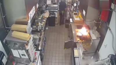 Not knowing how to put out an oil fire or not training your employees to put out an oil fire, take your pick.