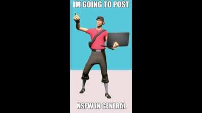 No Scout, don't post nsfw in general!