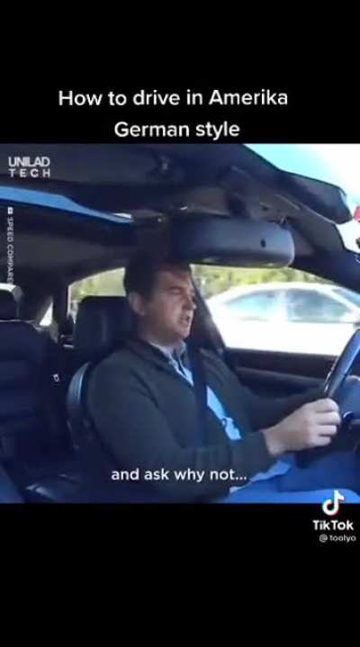 How to drive in America.