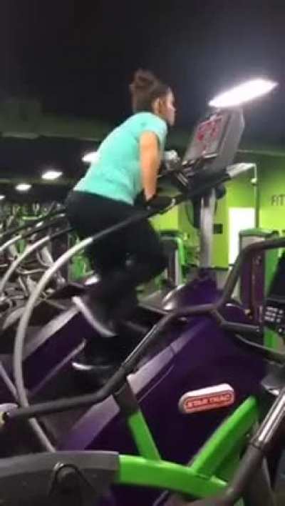 Dedicated effort to get fit and she succeeded
