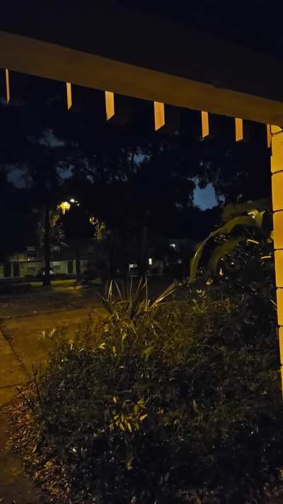 The moment an entire city goes dark in a hurricane