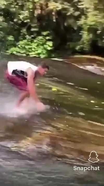 Belly flop?