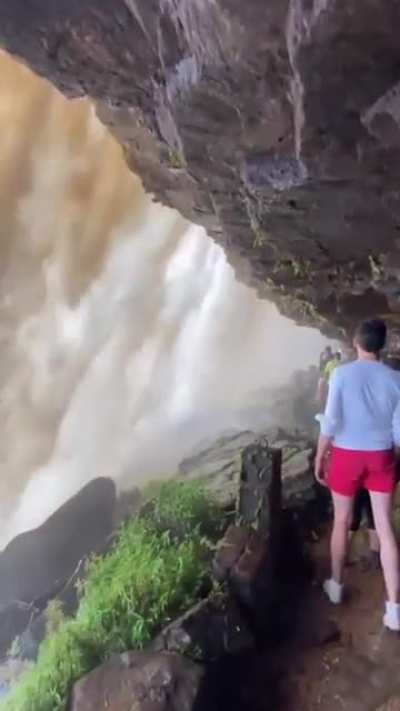 ? Inside a waterfall