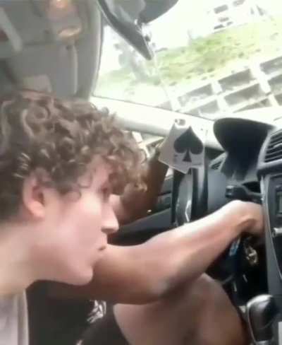 Running into someone on the street: