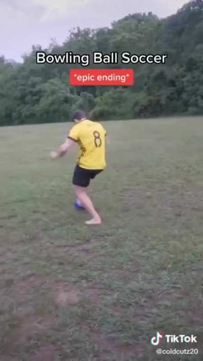 Bowling ball soccer