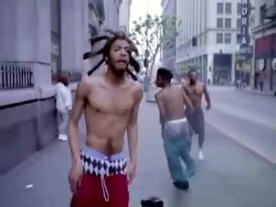 Spike Jonze directed a music video called, "Drop." It features the hip hop group Pharcyde and it runs backwards. (1995)