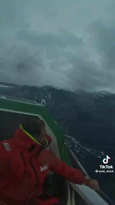 weathering a storm in the middle of the atlantic alone