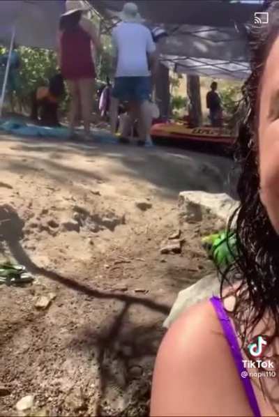 Originally called "Karen with a measuring tape" so I'm guessing this is covid related, but damn... screaming like that makes me physically cringe.