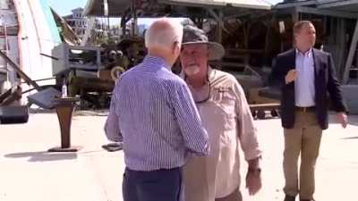 Biden caught saying "Noone f**ks with a Biden" on hot mic in Florida