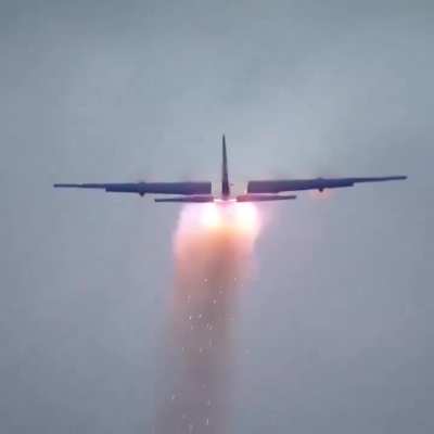 Plane that take off... But using rockets