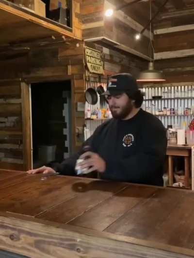 At the bar