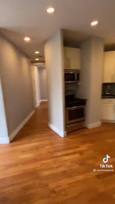 Someone said they wanted “a cute apartment,” and the designer heard “acute apartment”